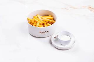 Truffle Fries with Roast Garlic Aioli