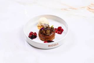 Malva Pudding with Ice Cream